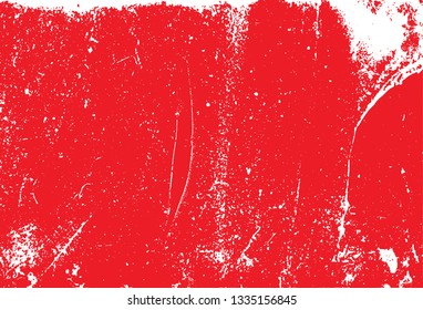 Vector Blank Grained And Scratched Film Strip Texture Background. Old Film Effect