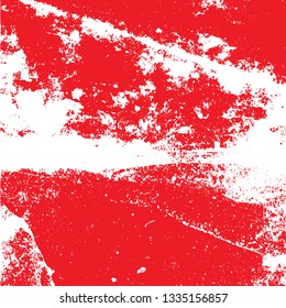 Vector blank grained and scratched film strip texture background. Old film effect
