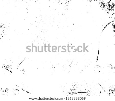 Vector blank grained and scratched film strip texture background. Old film effect