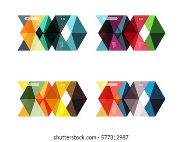 Vector blank infographic arrow templates can be used as workflow layouts, diagrams, number options or web design