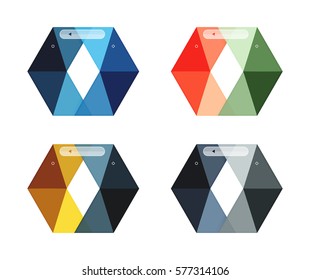 Vector blank infographic arrow templates can be used as workflow layouts, diagrams, number options or web design