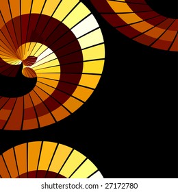 vector blank with mosaic border, place for text