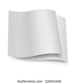 Vector blank paper