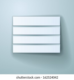 plantilla de diseño de pegatinas de papel en blanco vectorial