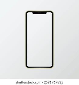 Vector Blank Phone Device Illustration