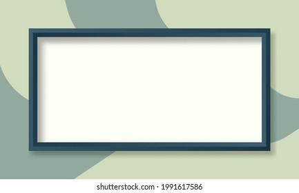 Vector en blanco del fotograma. Ilustración del vector