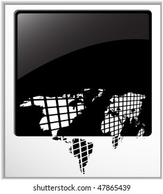 the vector blank photos with map