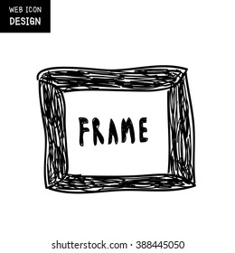 Vector blank picture frame template set isolated on background, Illustration EPS10 great for any use.