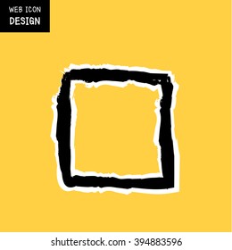 Vector blank picture frame template set isolated on wall, Illustration EPS10 great for any use.