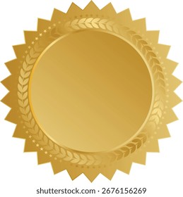 Vector blank seal icon template