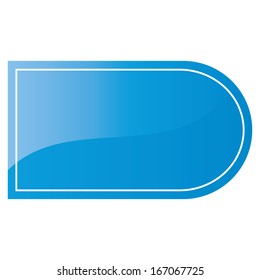 Vector Blank Sign Isolated With Space For Text