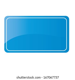 Vector Blank Sign Isolated With Space For Text