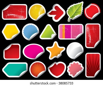 Vector Blank Sticker