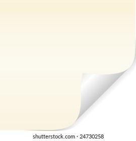 papel de memo pegajoso en blanco vectorial