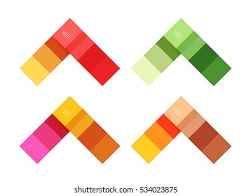 Vector blank stripes and lines infographics templates isolated on white. Geometric business abstract background for workflow layout, diagram, number options or web design