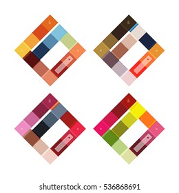 Vector blank stripes and lines infographics templates for workflow layout, diagram, number options or web design