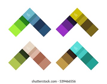 Vector blank stripes and lines infographics templates for workflow layout, diagram, number options or web design