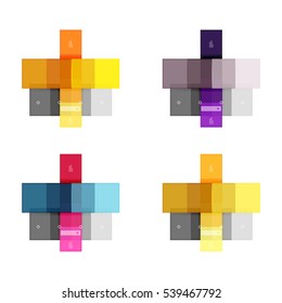 Vector blank stripes and lines infographics templates for workflow layout, diagram, number options or web design