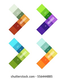 Vector blank stripes and lines infographics templates for workflow layout, diagram, number options or web design