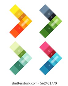 Vector blank stripes and lines infographics templates for workflow layout, diagram, number options or web design
