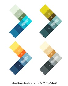 Vector blank stripes and lines infographics templates for workflow layout, diagram, number options or web design