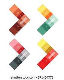 Vector blank stripes and lines infographics templates for workflow layout, diagram, number options or web design