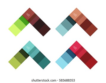 Vector blank stripes and lines infographics templates for workflow layout, diagram, number options or web design