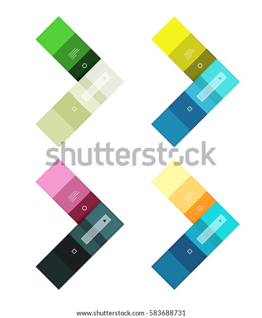 Vector Blank Stripes Lines Infographics Templates Stock Vector Royalty Free 583688731 9656
