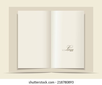 Vector blank. Template for design