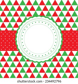 vector blank template greeting card  