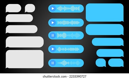 Vector blank templates for the message. A design element for your text and images for correspondence