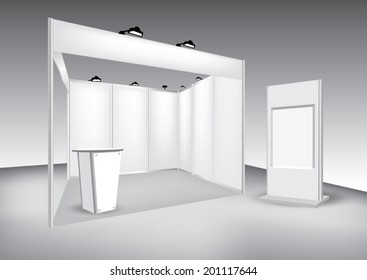 Vector Blank trade exhibition stand