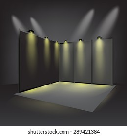 Vector Blank trade exhibition stand