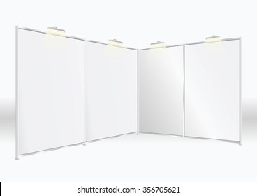 Vector Blank trade exhibition stand
