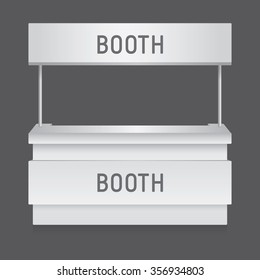 Vector Blank trade exhibition stand