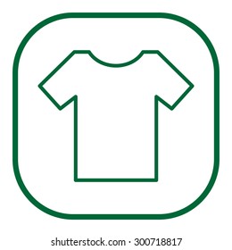 Vector Blank Tshirt Icon Symbol