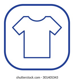 Vector Blank Tshirt Icon Symbol