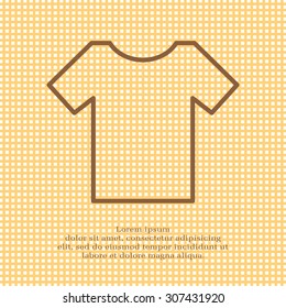 Vector Blank Tshirt Icon Symbol
