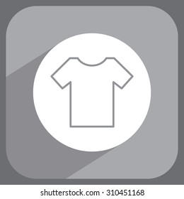 Vector Blank Tshirt Icon Symbol