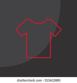 Vector Blank Tshirt Icon Symbol