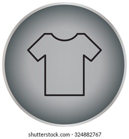 Vector Blank Tshirt Icon Symbol