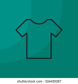 Vector Blank Tshirt Icon Symbol