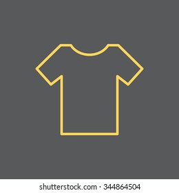 Vector Blank Tshirt Icon Symbol