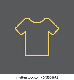 Vector Blank Tshirt Icon Symbol