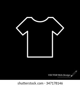Vector Blank Tshirt Icon Symbol