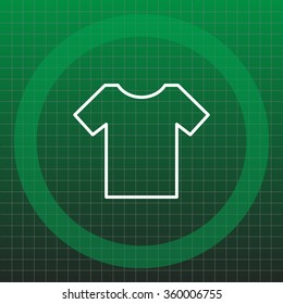 Vector Blank Tshirt Icon Symbol