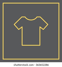 Vector Blank Tshirt Icon Symbol