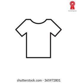 Vector Blank Tshirt Icon Symbol