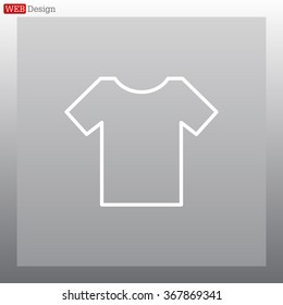 Vector Blank Tshirt Icon Symbol