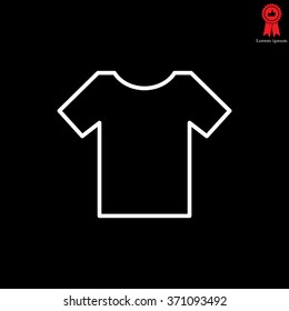 Vector Blank Tshirt Icon Symbol